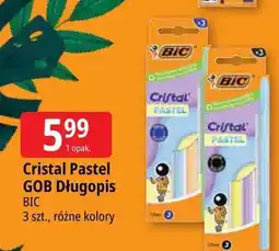 E.Leclerc Długopis BIC Cristal Pastel GOB 3-pak oferta