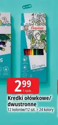 E.Leclerc Kredki ołówkowe dwustronne Esquisse 12 kolorów oferta