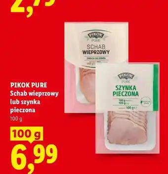 Lidl Szynka pieczona Pikok Pure oferta