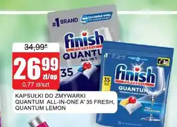 Bingo Kapsułki do zmywarki Finish Quantum All-in-One Fresh oferta