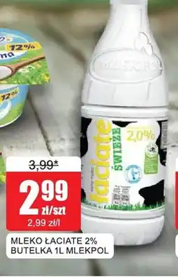 Bingo Mleko świeże Łaciate 2% Mlekpol oferta