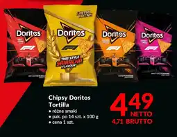 Makro Chipsy Doritos Tortilla Hot Corn oferta
