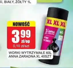 Bingo Worki wytrzymałe 60 l Anna Zaradna XL 40-pak oferta