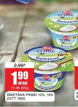 Bingo Śmietana Primo 18% Zott oferta