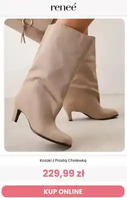Renee Kozaki z prostą cholewką Renee oferta