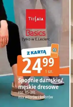 E.Leclerc Spodnie męskie dresowe Tissaia oferta