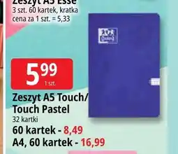 E.Leclerc Zeszyt A5 Touch Oxford 60 kartek oferta