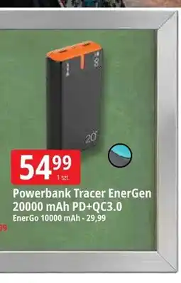 E.Leclerc Powerbank Tracer EnerGen 20000mAh PD+QC3,0 oferta