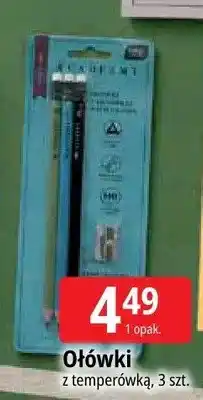 E.Leclerc Ołówki z temperówką 3-pak Interdruk oferta