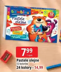 E.Leclerc Pastele olejne Bambino 12 kolorów oferta