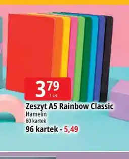 E.Leclerc Zeszyt A5 Hamelin Rainbow Classic 96 kartek oferta