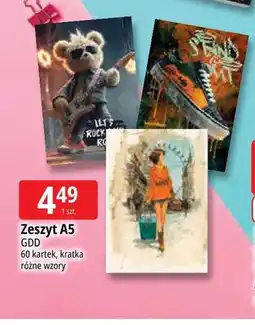 E.Leclerc Zeszyt A5 GDD 60 kartek oferta