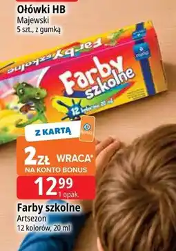 E.Leclerc Farby szkolne Artsezon 12 kolorów oferta