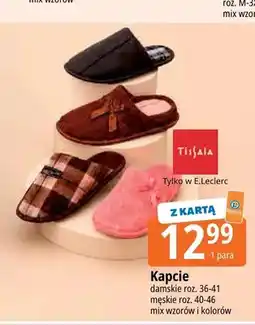 E.Leclerc Kapcie damskie Tissaia oferta