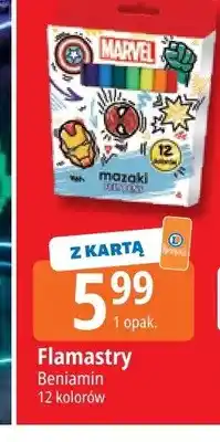 E.Leclerc Flamastry Beniamin 12 kolorów oferta