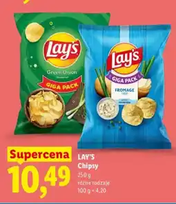 Lidl Chipsy Lay's Green Onion oferta