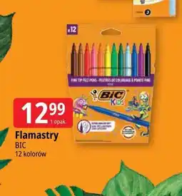 E.Leclerc Flamastry BIC Kids 12 kolorów oferta