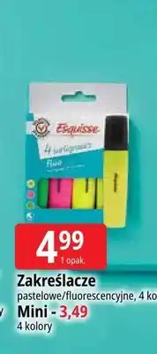 E.Leclerc Zakreślacze Esquisse 4 kolory oferta