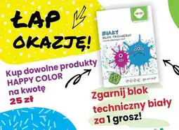 E.Leclerc Blok techniczny biały Happy Color oferta