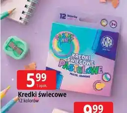 E.Leclerc Kredki świecowe Astra 12 kolorów oferta