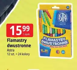 E.Leclerc Flamastry dwustronne Astra 12 sztuk oferta