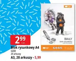 E.Leclerc Blok rysunkowy A4 Happy Color 20 arkuszy oferta
