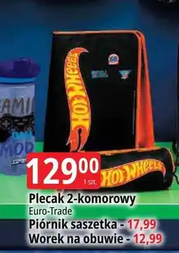 E.Leclerc Plecak 2-komorowy Euro-Trade Hot Wheels oferta