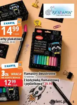 E.Leclerc Flamastry dwustronne Rexus 12 kolorów oferta