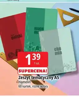 E.Leclerc Zeszyt tematyczny A5 Hamelin 60 kartek oferta