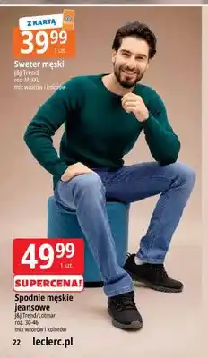 E.Leclerc Sweter męski J&J Trend oferta