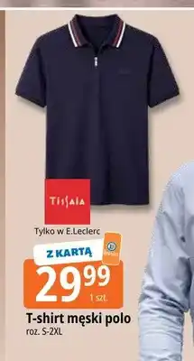 E.Leclerc T-shirt męski polo Tissaia oferta