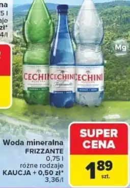 Carrefour Woda mineralna FRIZZANTE oferta