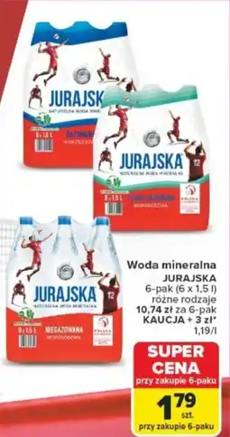 Carrefour Woda mineralna JURAJSKA oferta