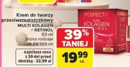 Carrefour Krem do twarzy przeciwzmarszczkowy MULTI KOLAGEN + RETINOL oferta