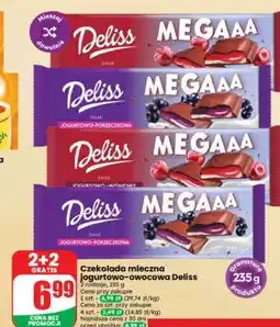 Dino Czekolada mleczna jogurtowo-owocowa Deliss oferta