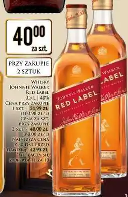Dino Whisky Johnnie Walker Red Label 0,5 l oferta