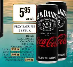 Dino Drink Jack Daniel’s Coca Cola 0,33 l | 5% oferta