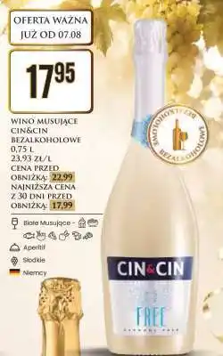 Dino WINO MUSUJĄCE CIN&CIN BEZALKOHOLOWE 0,75 L oferta