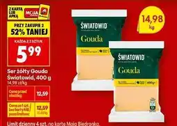 Biedronka Ser żółty Gouda Światowid, 400 g oferta