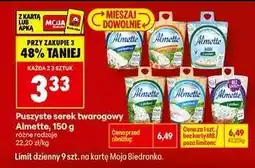 Biedronka ALMETTE 150 G oferta