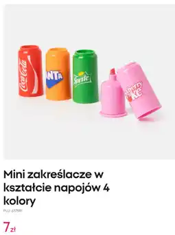 Pepco Mini zakreślacze w kształcie napojów 4 kolory oferta