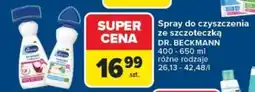 Carrefour Spray do czyszczenia ze szczoteczka DR. BECKMANN oferta