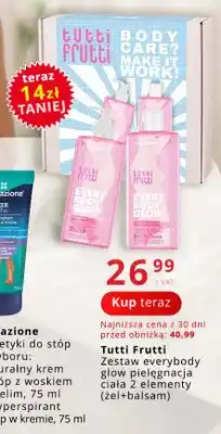 Zestaw żel + balsam do ciała everybody glow Tutti Frutti