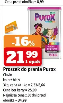 E.Leclerc Proszek do prania Purox biały oferta