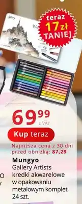Poczta Polska Kredki akwarelowe Gallery Artists Mungyo komplet 24 szt oferta