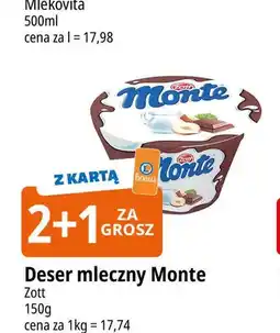 E.Leclerc Deser mleczny Monte Zott oferta
