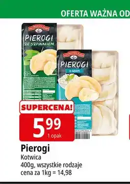 E.Leclerc Pierogi ze szpinakiem Kotwica oferta