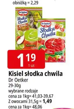 E.Leclerc Kisiel Słodka Chwila Dr. Oetker oferta