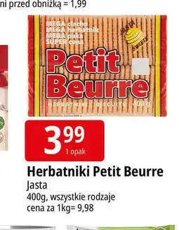 E.Leclerc Herbatniki Petit Beurre Jasta oferta