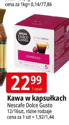 E.Leclerc Kawa w kapsułkach Nescafe Dolce Gusto 12 sztuk oferta
